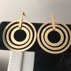 BCBG • Gold Round Hoop Earrings